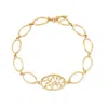 Dower & Hall Women's Solid Gold Diamond Tree Of Life Talisman Bracelet In Gold