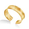 Dower & Hall Women's Solid Gold Gold Hammered Concave Cuff In Gold