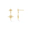 Dower & Hall Women's Solid Gold North Star Diamond Double Earrings In Gold