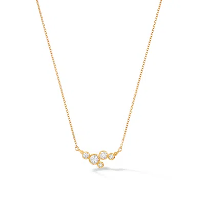 Dower & Hall Women's Solid Gold Stargazer Five Diamonds Pendant