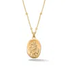 Dower & Hall Women's St. Christopher Pendant In Gold Vermeil In Gold