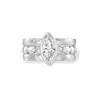 Dower & Hall Women's Stormi Twinkle Stacking Rings Set In Sterling Silver In White
