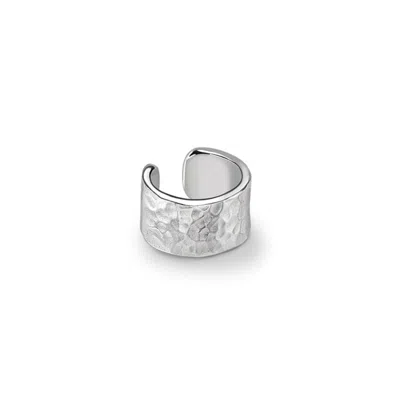 Dower & Hall Women's Straight Edge Nomad Ear Cuff In Sterling Silver