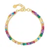 Dower & Hall Women's Tutti Frutti Orissa Bracelet In Gold Vermeil In Multi