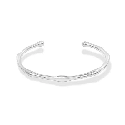 Dower & Hall Women's Waterfall Torque Bangle In Sterling Silver
