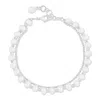 Dower & Hall Women's White Freshwater Timeless Orissa Pearl Bracelet In Sterling Silver In Silver
