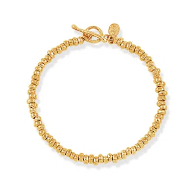 Dower & Hall Women's Yellow Gold Vermeil Small Nugget Bracelet