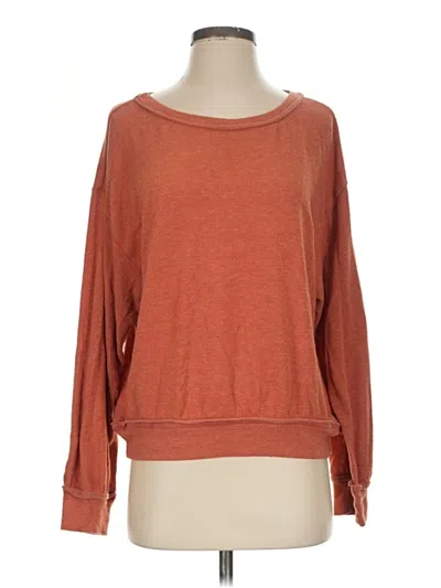Pre-owned Downeast 3/4 Sleeve T-shirt In Brown