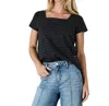 Downeast All Angles Tee In Black Beauty In Black