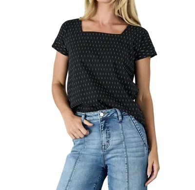 Downeast All Angles Tee In Black Beauty