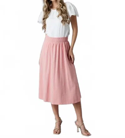 Downeast Arabesque Skirt In Rosette In Pink