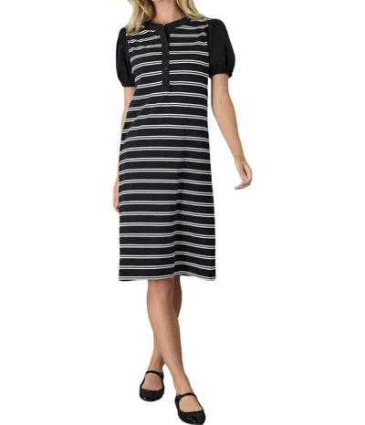 Downeast Beauty Cute Combo Dress In Black