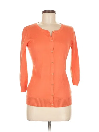 Pre-owned Downeast Cardigan Sweater In Orange