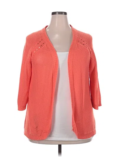 Pre-owned Downeast Cardigan Sweater In Orange