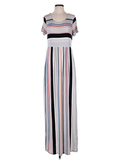 Pre-owned Downeast Casual Dress In Gray