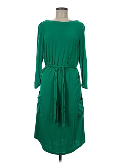 Pre-owned Downeast Casual Dress In Green