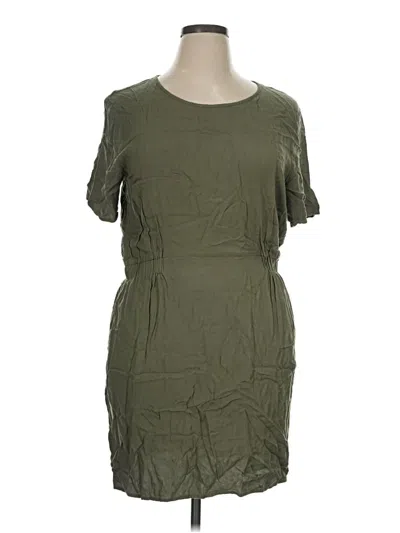 Pre-owned Downeast Casual Dress In Green