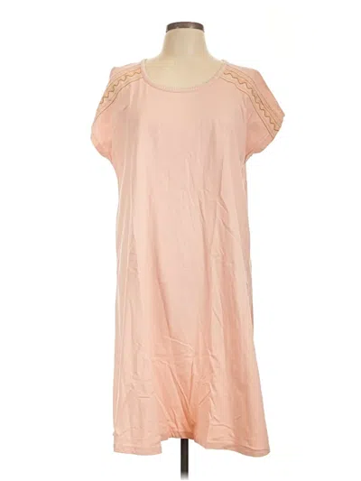 Pre-owned Downeast Casual Dress In Pink