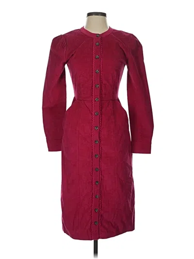 Downeast Casual Dress In Red
