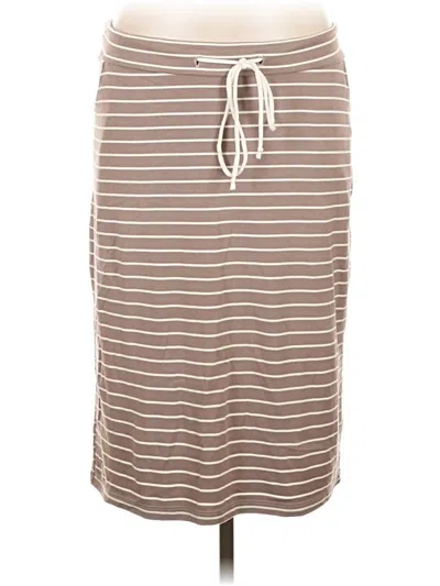 Pre-owned Downeast Casual Skirt In Brown