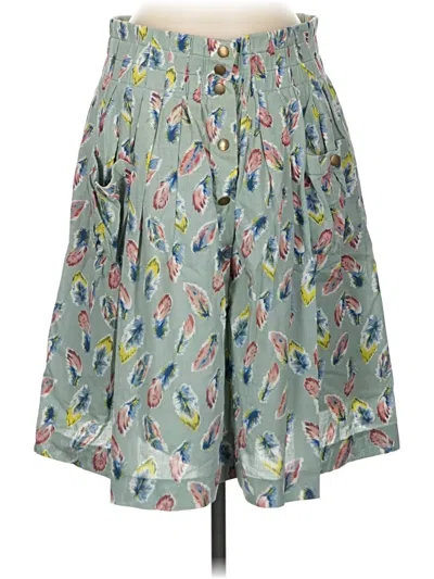 Pre-owned Downeast Casual Skirt In Green