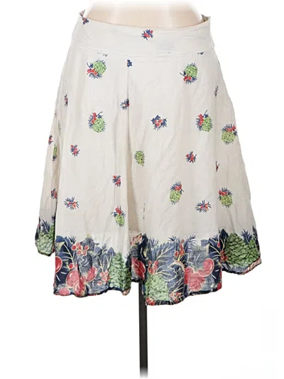 Pre-owned Downeast Casual Skirt In Ivory