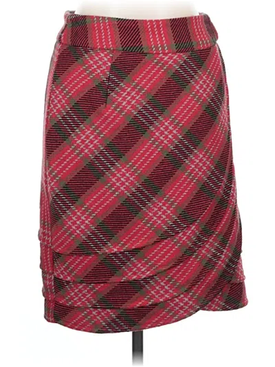 Pre-owned Downeast Casual Skirt In Red