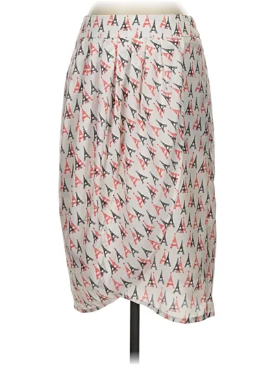 Pre-owned Downeast Casual Skirt In Silver