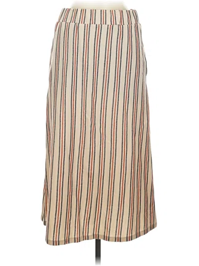 Pre-owned Downeast Casual Skirt In Tan