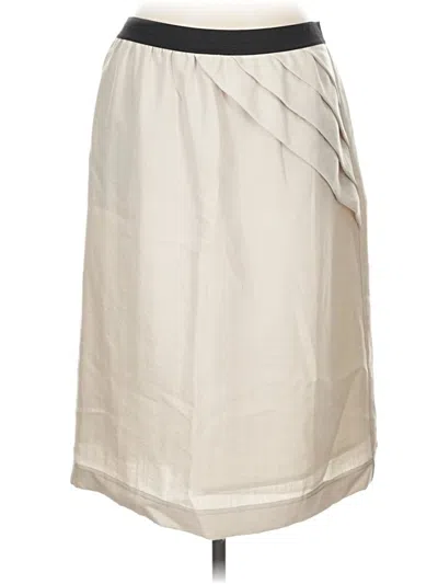 Pre-owned Downeast Formal Skirt In Ivory