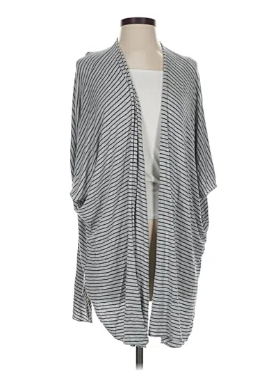 Pre-owned Downeast Kimono In Gray