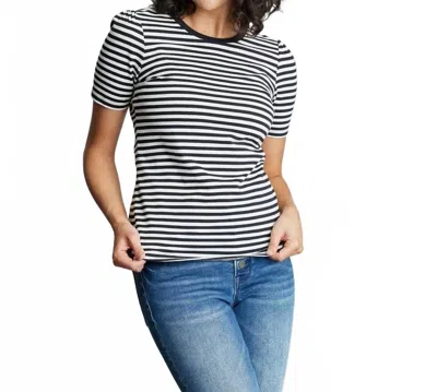 Downeast Ollie Tee In Black Stripe