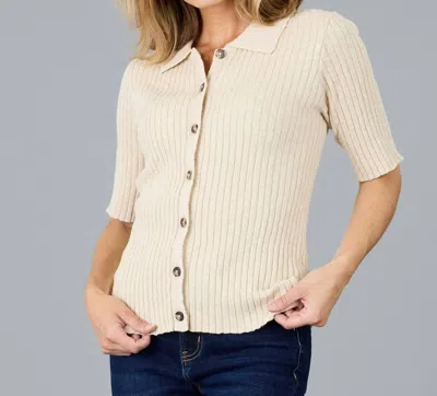 Downeast Prep Sweater In Parchment In Beige
