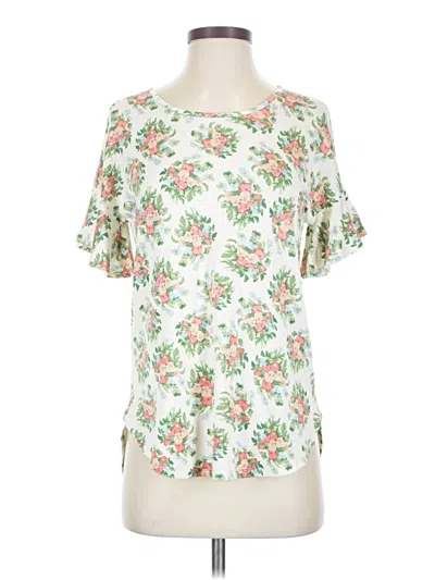 Pre-owned Downeast Short Sleeve T-shirt In Ivory