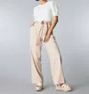 Downeast Skylar Straight Leg Trouser In Warm Taupe