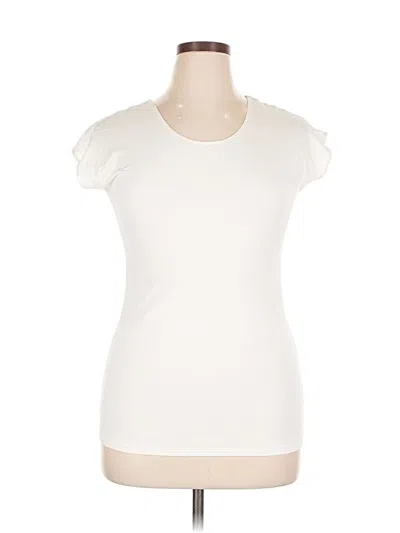 Pre-owned Downeast Sleeveless T-shirt In White