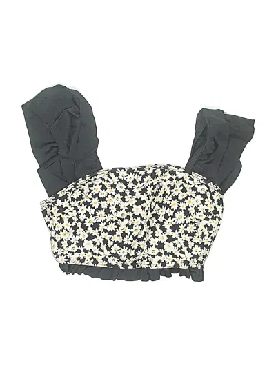 Pre-owned Downeast Swimsuit Top Black Swimwear