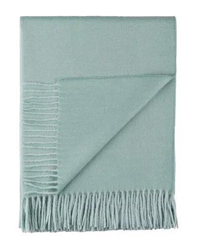 Downtown Company Baby Alpaca Throw In Blue