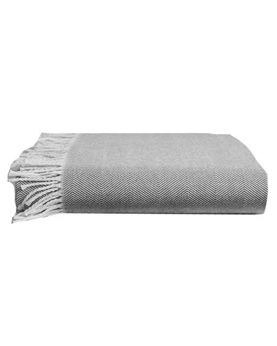 Downtown Company Woven Herringbone Throw