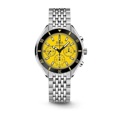 Doxa Sub 200 C-graph Divingstar Chronograph Automatic Men's Watch 798.10.361.10 In Metallic