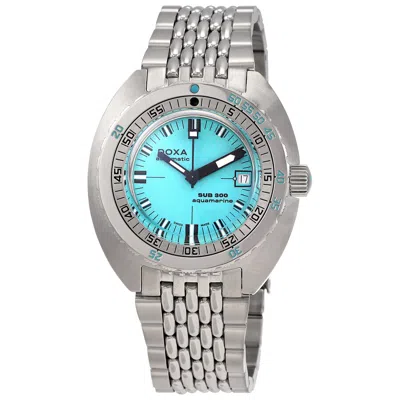 Doxa Sub 300 Aquamarine Automatic Men's Watch 821.10.241.10 In Green/silver Tone