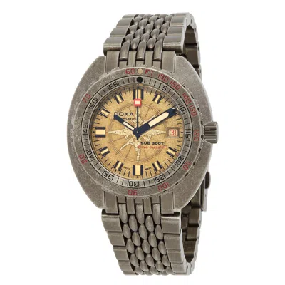 Doxa Sub 300t Clive Cussler Automatic Men's Watch 840.80.031.15 In Beige