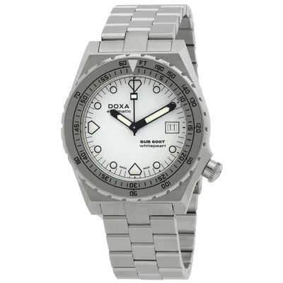 Doxa Sub 600t Automatic White Dial Men's Watch 862.10.011.10 In Metallic