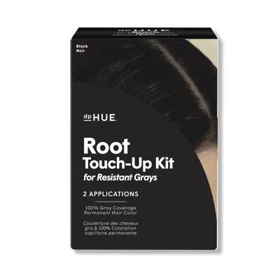 Dphue Root Touch-up Kit For Resistant Grays In Black