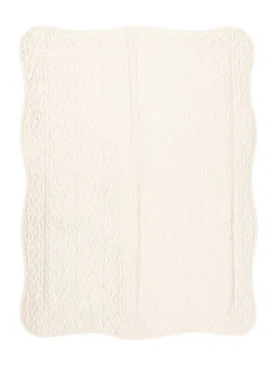 Pre-owned D.porthault Paris Cotton Pillow Sham In Neutral