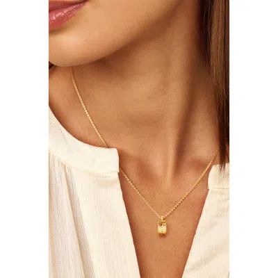 Dpt Antwerp Citrine Necklace In Gold