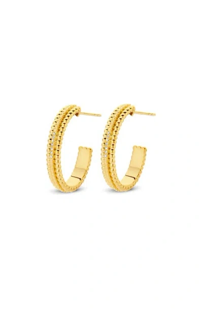 Dpt Antwerp Dotty Hoops In Gold