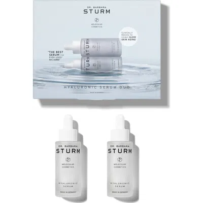 Dr Barbara Sturm Dr. Barbara Sturm Hyaluronic Serum Duo $650 Value In Transparent