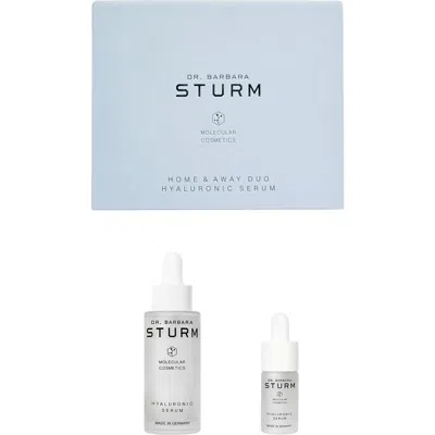 Dr Barbara Sturm Dr. Barbara Sturm Hyaluronic Serum Home & Away Gift Set $435 Value In Transparent