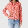 Dr Bloom Women's Barcelona Blouse In Smile Print In Multi